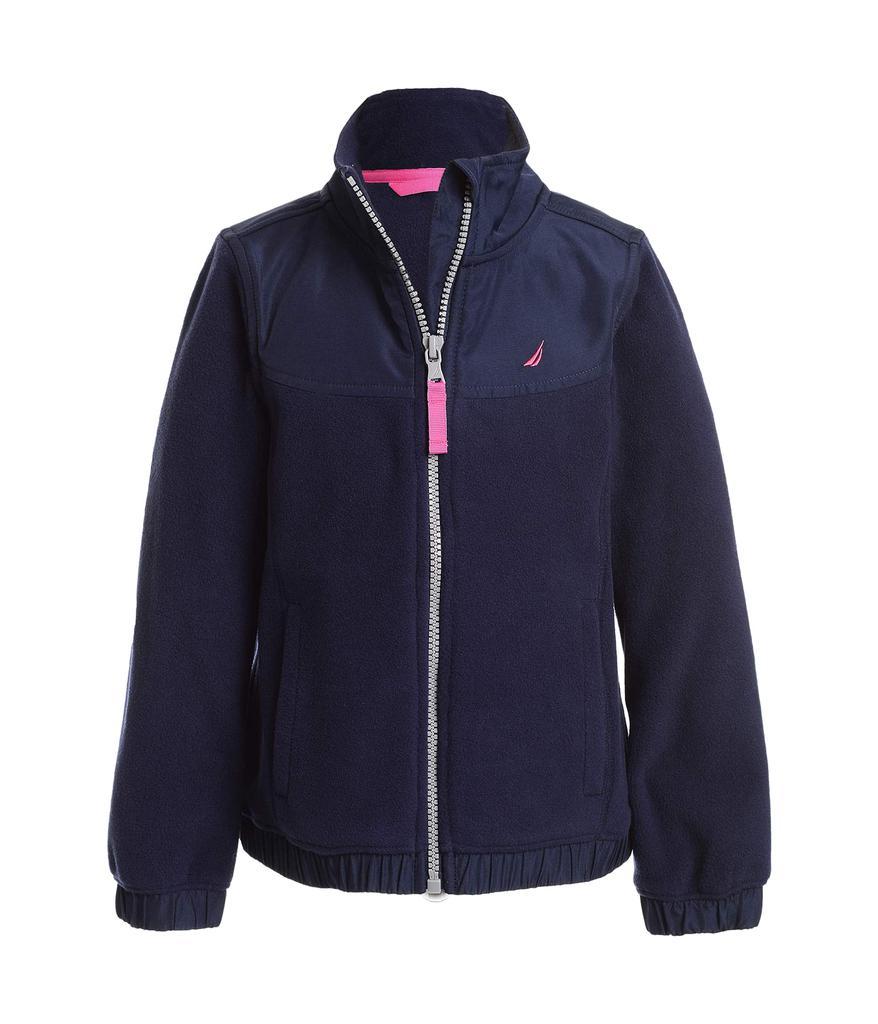 商品Nautica|Girls' Little Fleece Full-Zip Jacket,价格¥192,第1张图片