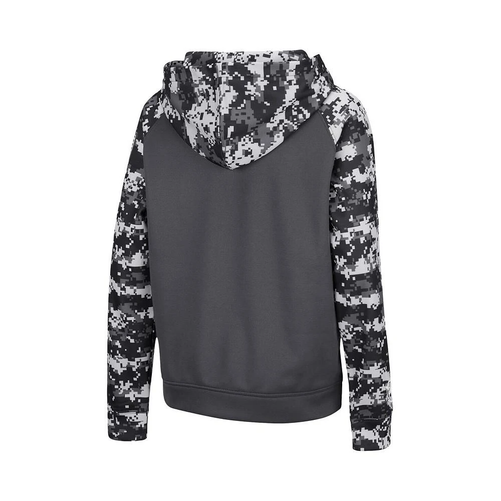商品Colosseum|Big Boys Charcoal Minnesota Golden Gophers OHT Military-Inspired Appreciation Digital Camo Raglan Pullover Hoodie,价格¥411,第3张图片详细描述