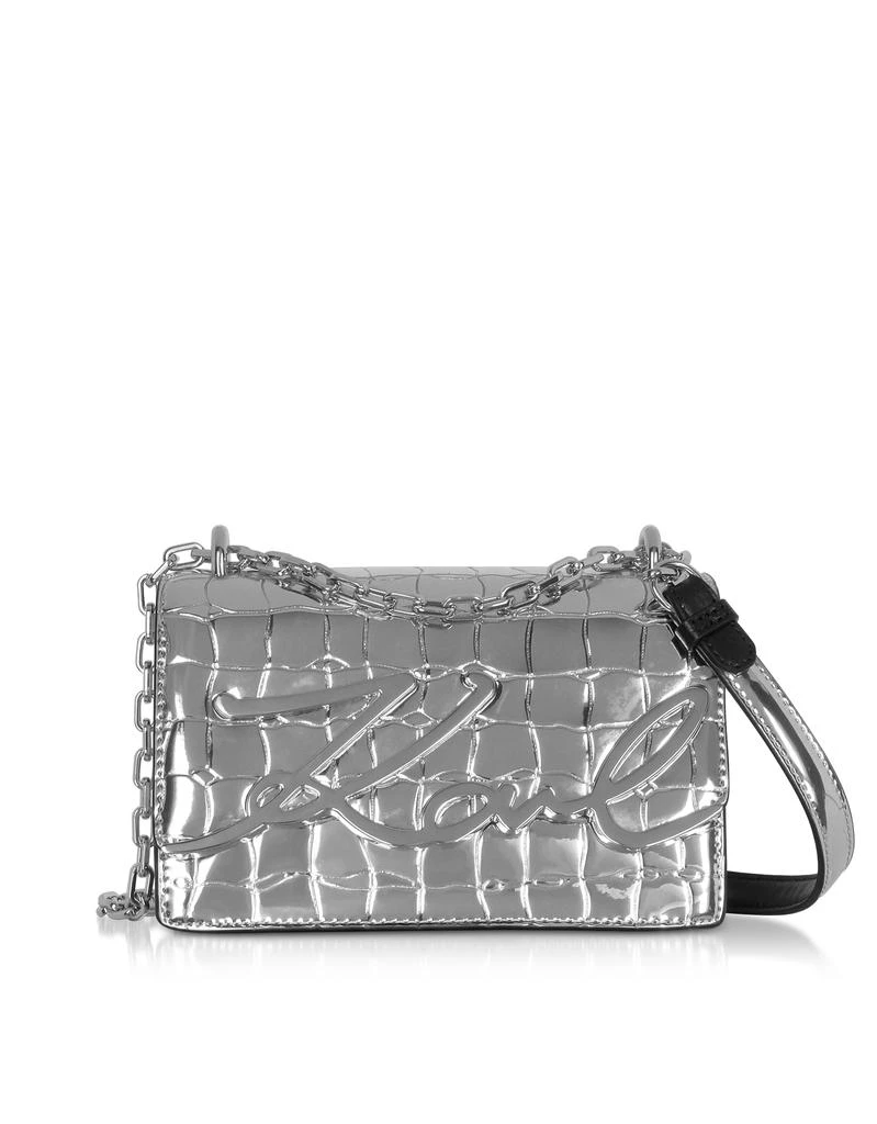 商品Karl Lagerfeld Paris|金属色小号单肩包,价格¥1371,第1张图片