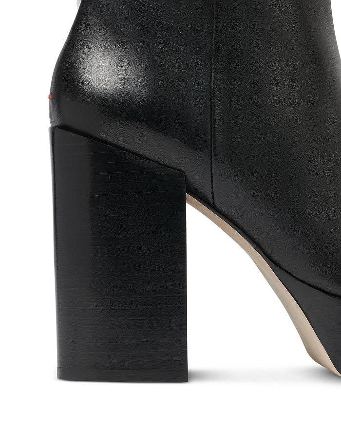 商品AEYDE|Women's Berlin Square Toe High Heel Platform Booties,价格¥4482,第5张图片详细描述