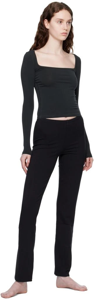 商品SKIMS|Black New Vintage Long Sleeve T-Shirt,价格¥541,第4张图片详细描述