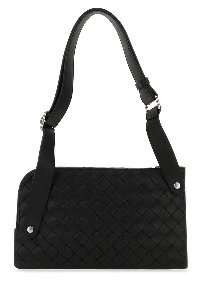 商品Bottega Veneta|Bottega Veneta Black Leather Belt Bag - Men,价格¥12194,第3张图片详细描述