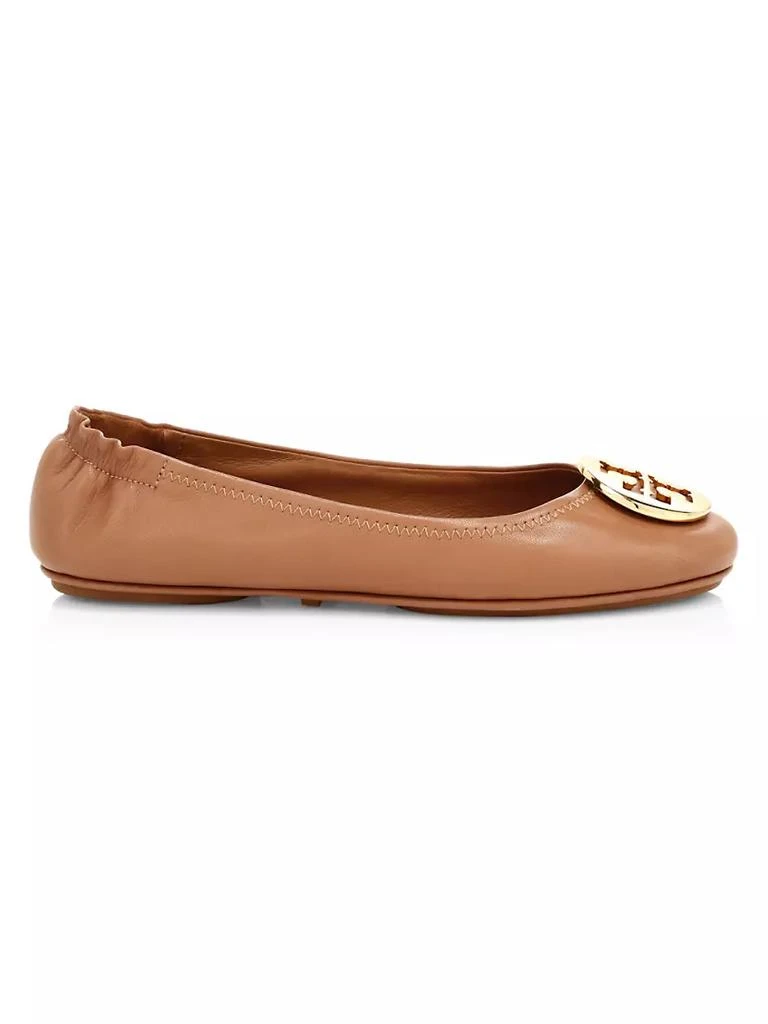 商品Tory Burch|Minnie Leather Ballet Flats,价格¥1731,第1张图片