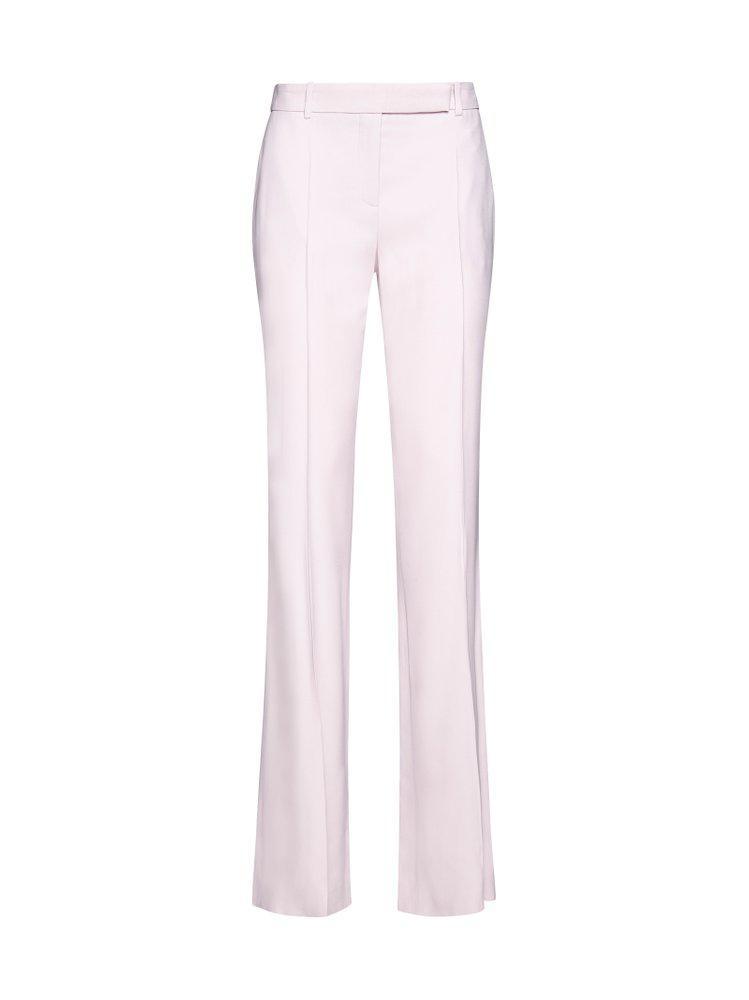 商品Alexander McQueen|Alexander McQueen Flared Crepe Trousers,价格¥4637,第1张图片