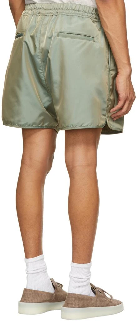 商品Fear of god|Green Nylon Track Shorts,价格¥1759,第3张图片详细描述