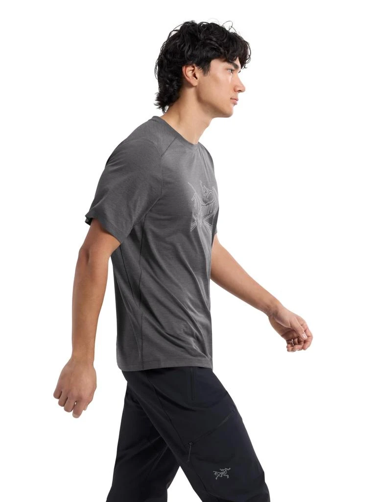 商品Arc'teryx|Arc'teryx Cormac Logo Shirt SS Men's | UPF 40+ Sweat-Wicking Tee for Climbing - Redesign,价格¥585,第2张图片详细描述