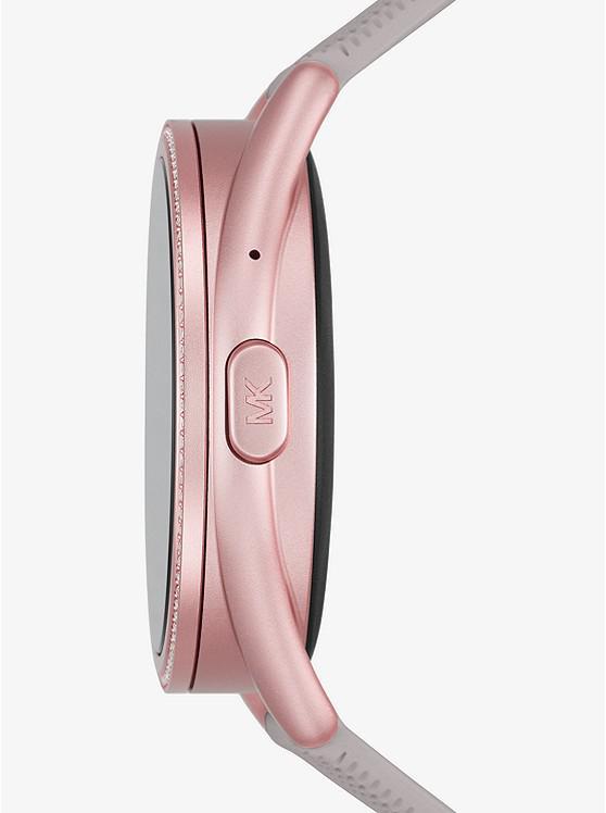 商品Michael Kors|Michael Kors Access Gen 5E MKGO Pink-Tone and Logo Rubber Smartwatch,价格¥1880,第4张图片详细描述