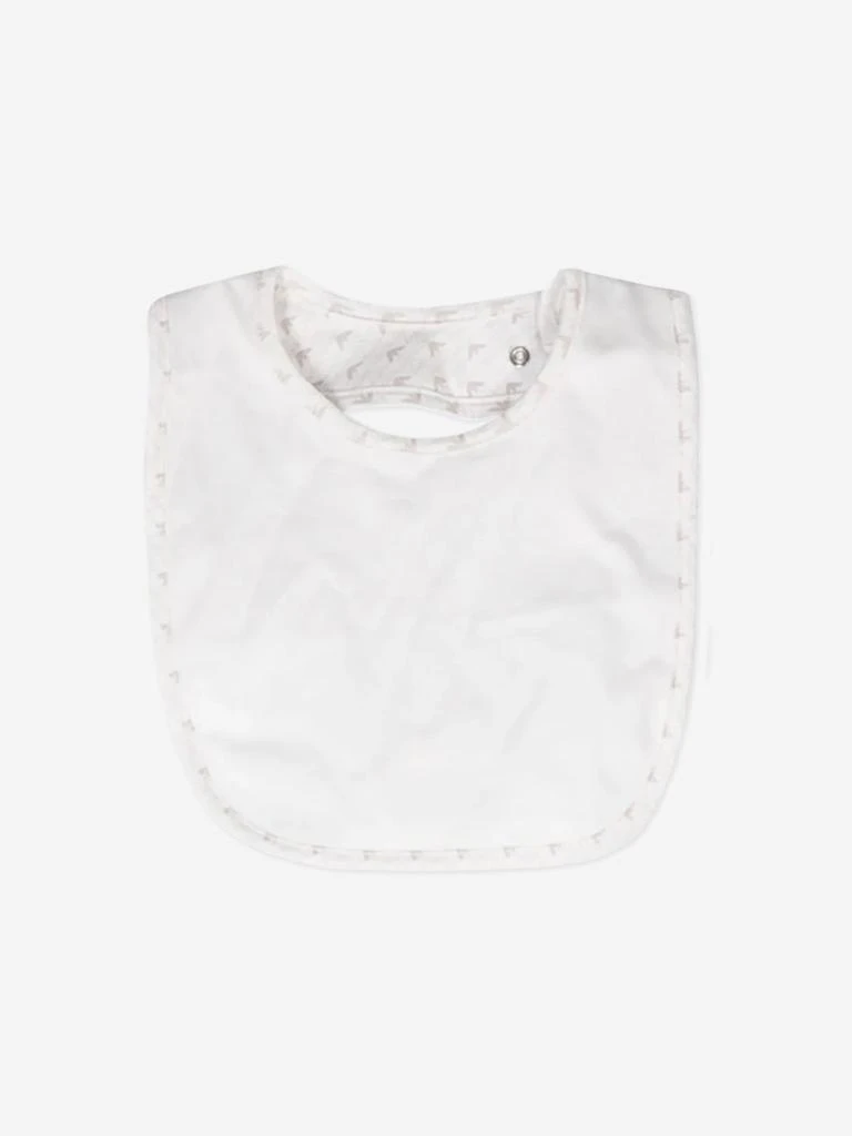 商品Emporio Armani|Emporio Armani Baby Logo Babygrow Gift Set in White,价格¥890,第3张图片详细描述