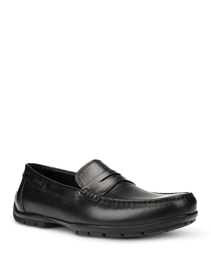 商品Geox|Men's Monet 2 Fit Leather Penny Loafers,价格¥1279,第1张图片