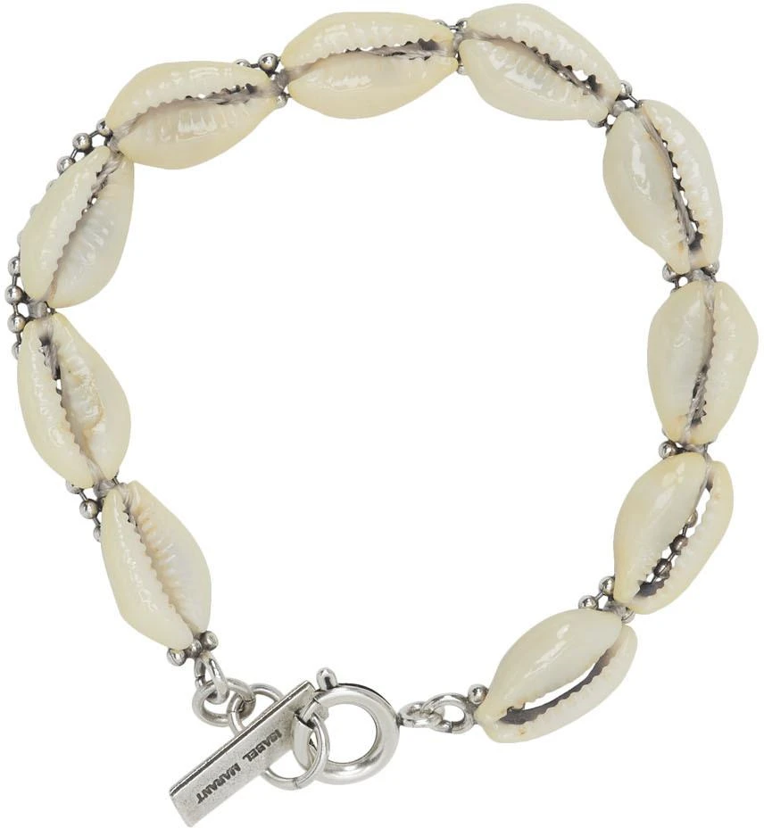 商品Isabel Marant|Off-White Seashell Bracelet,价格¥727,第2张图片详细描述