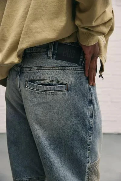 商品BDG|BDG Nitro Baggy Moto Jean,价格¥673,第5张图片详细描述