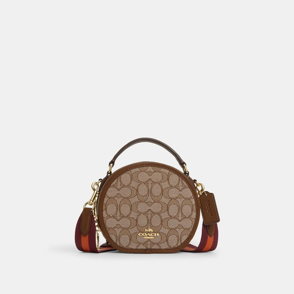 商品Coach|Coach Outlet Canteen Crossbody In Signature Jacquard,价格¥1061,第1张图片