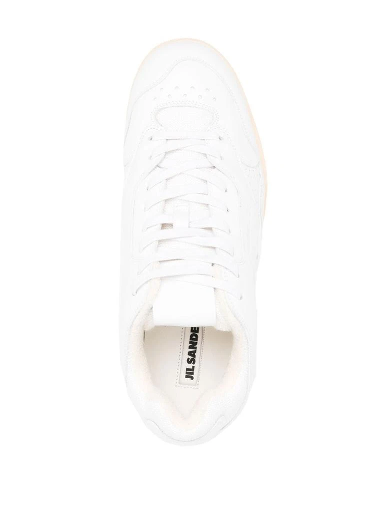 商品Jil Sander|JIL SANDER - Leather Sneakers,价格¥5744,第3张图片详细描述