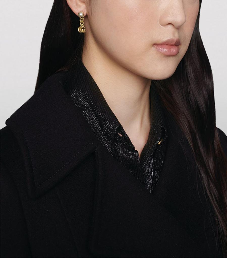 商品Gucci|Double G Earrings with Pearls,价格¥2274,第4张图片详细描述