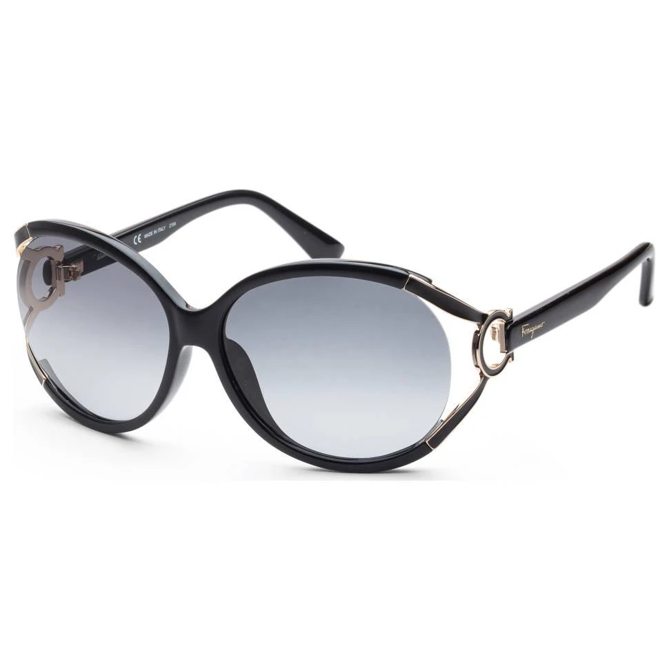 商品Salvatore Ferragamo|Ferragamo Unisex Black Butterfly Sunglasses,价格¥498,第1张图片