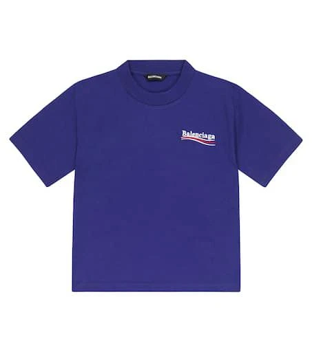 商品Balenciaga|Logo棉质针织T恤,价格¥1526,第1张图片