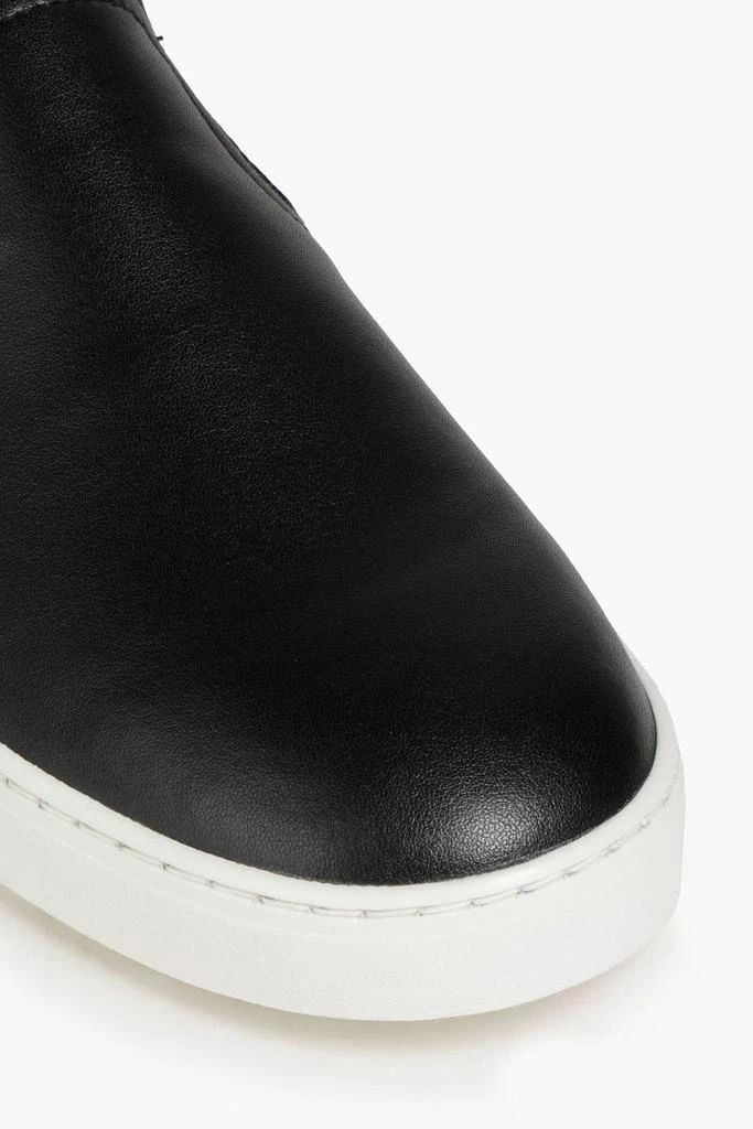 商品Stuart Weitzman|Daryl leather slip-on sneakers,价格¥1110,第4张图片详细描述