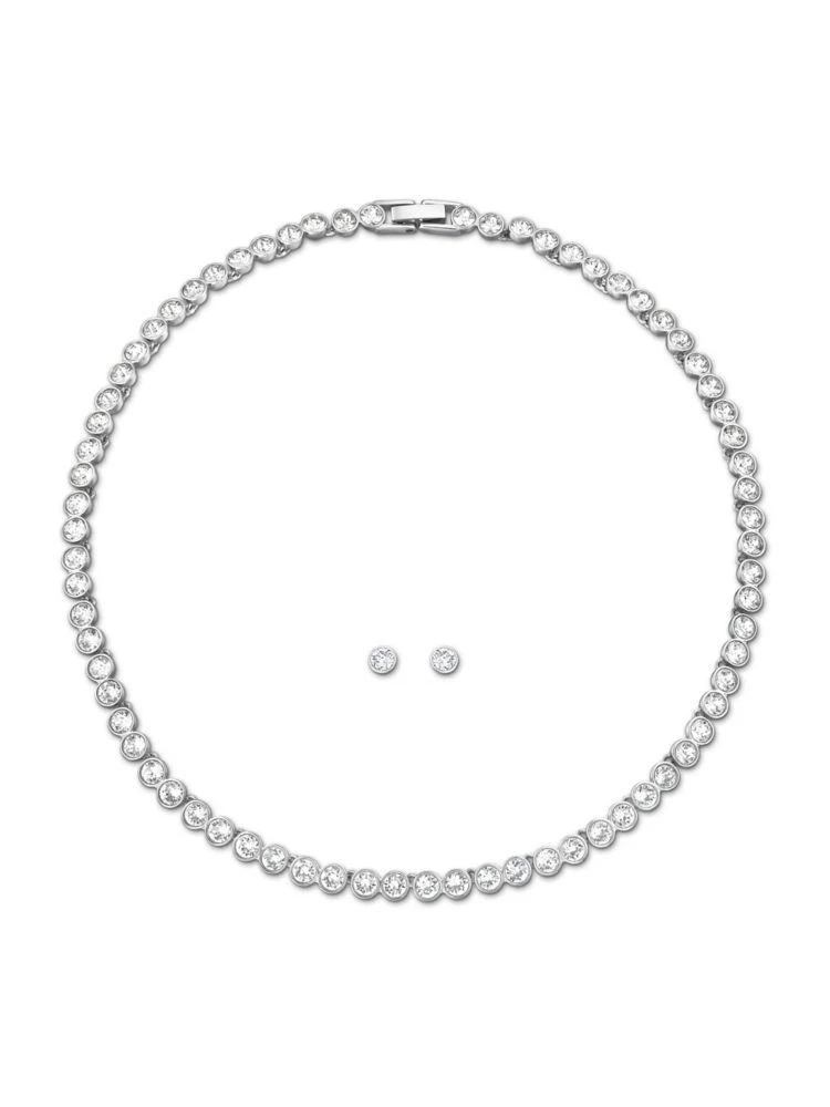 商品Swarovski|Tennis Crystal Necklace &amp; Earrings Set,价格¥1738,第1张图片