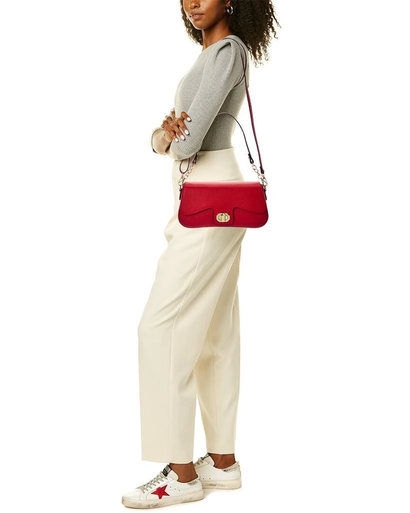 商品Italian Leather|Italian Leather Shoulder Bag,价格¥788,第4张图片详细描述