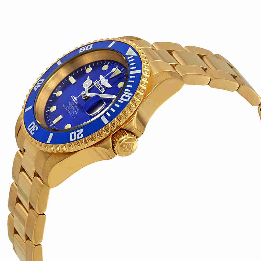 Invicta Pro Diver Automatic Blue Dial Mens Watch 24763商品第2张图片规格展示