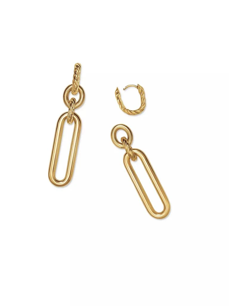 商品David Yurman|Lexington Double Link Drop Earrings in 18K Yellow Gold, 53.5MM,价格¥28845,第4张图片详细描述