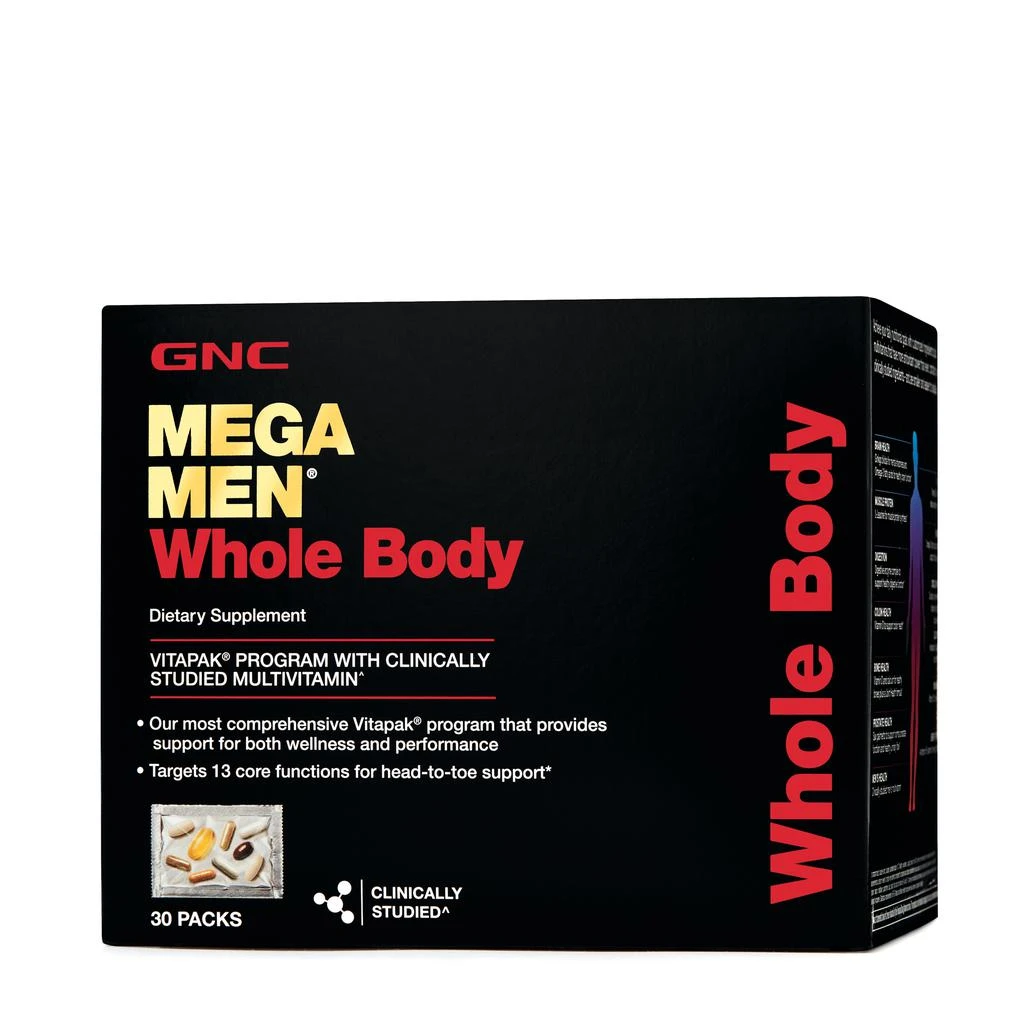 商品GNC|GNC Mega Men® Whole Body Vitapak® Program,价格¥593,第1张图片