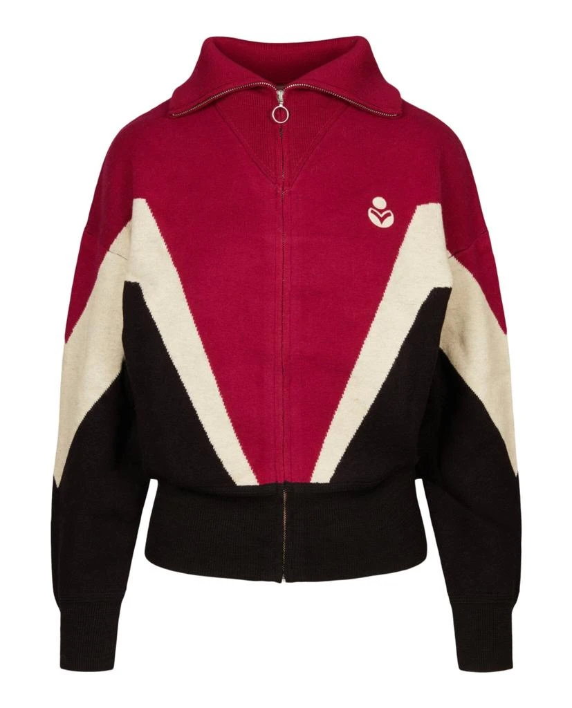 商品Isabel Marant|Colorblock Knit Track Jacket,价格¥3717,第1张图片