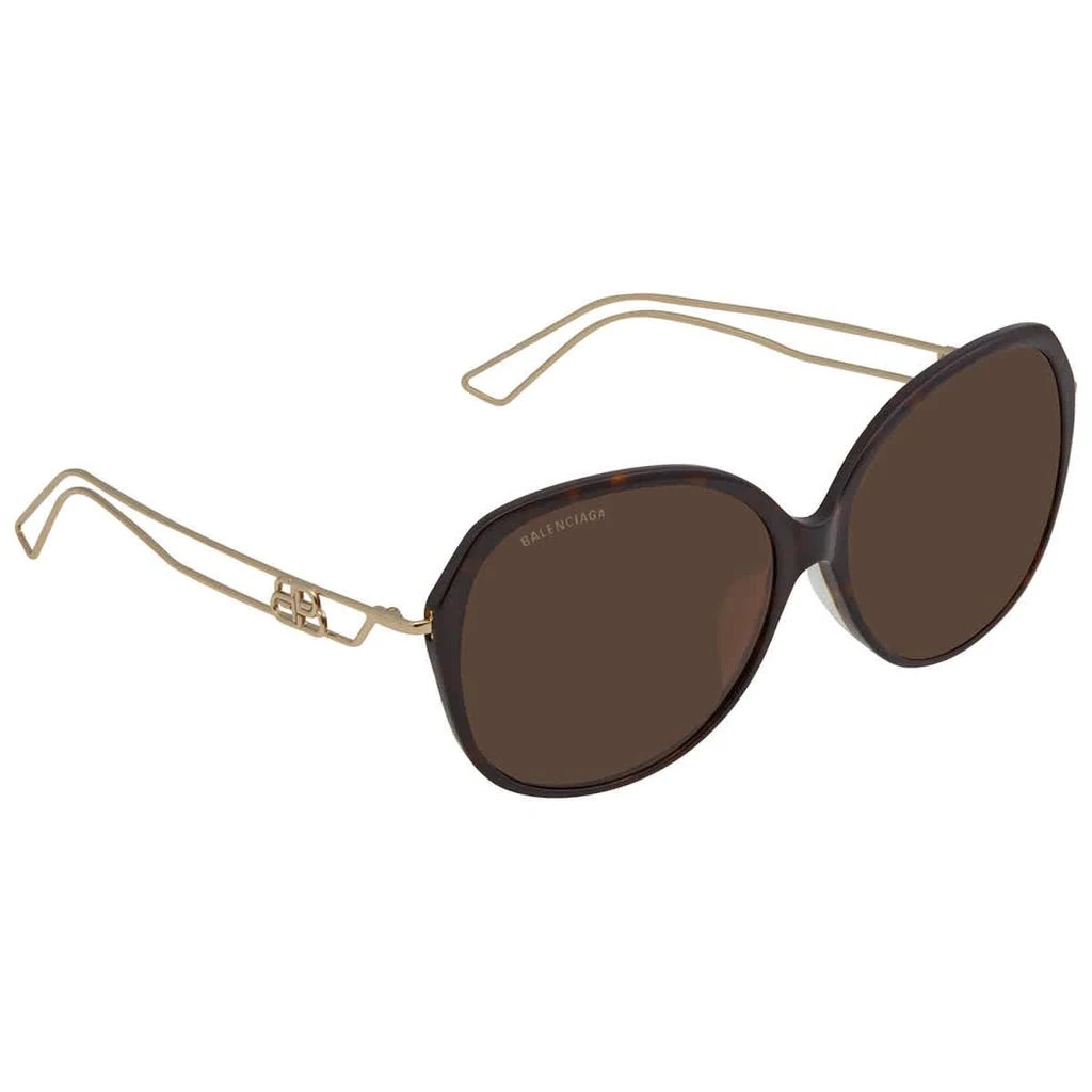 商品Balenciaga|Balenciaga Brown Butterfly Ladies Sunglasses BB0058SK 002 59,价格¥895,第1张图片