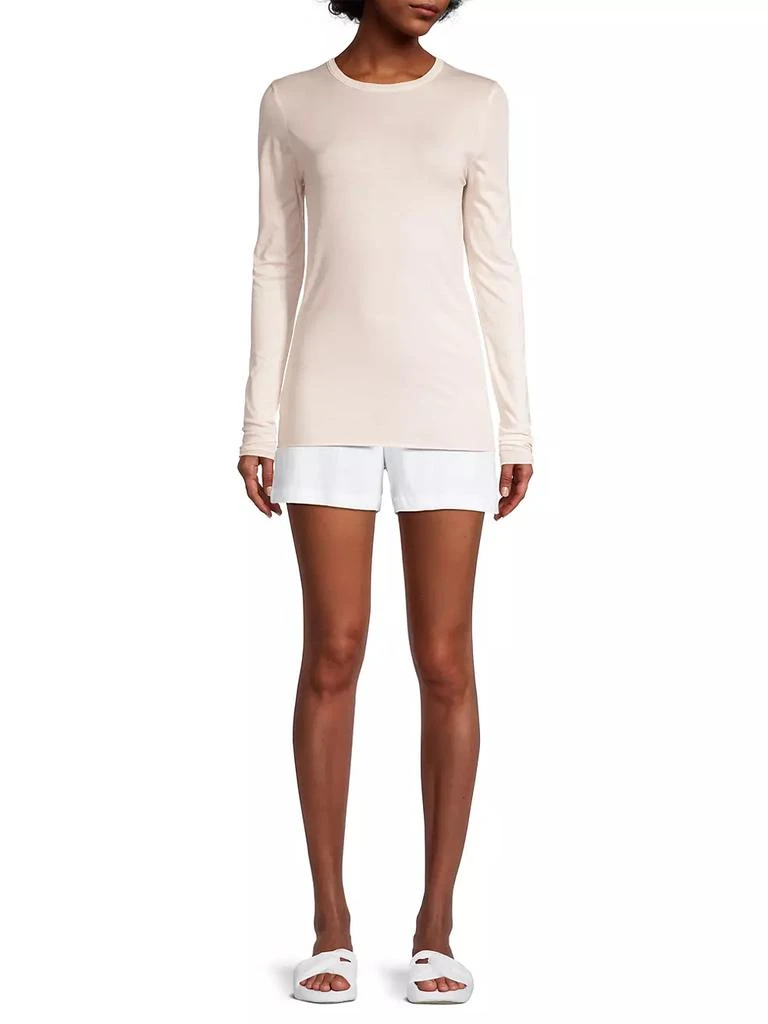 商品Skin|Cotton Long-Sleeve Top,价格¥298,第2张图片详细描述