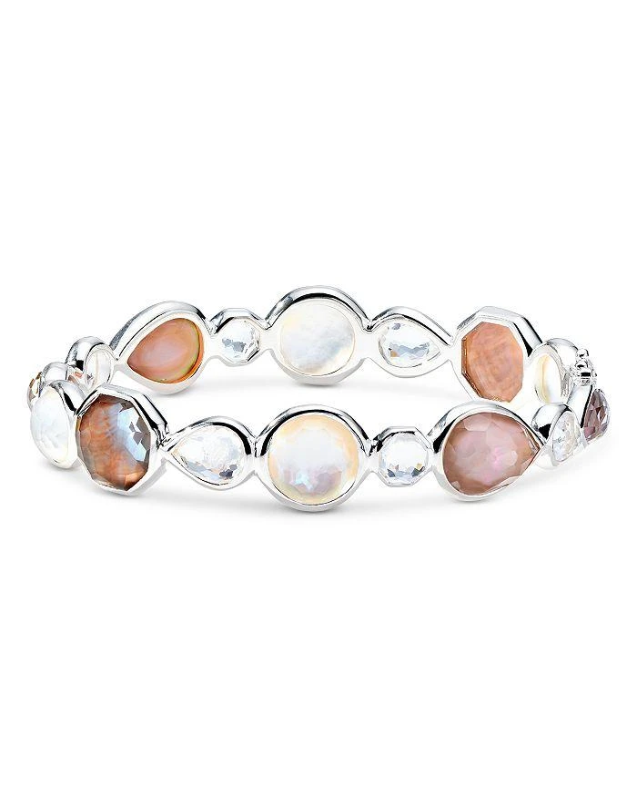 商品Ippolita|Sterling Silver 925 Rock Candy® Multi Stone Hinged Bangle Bracelet,价格¥9794,第2张图片详细描述