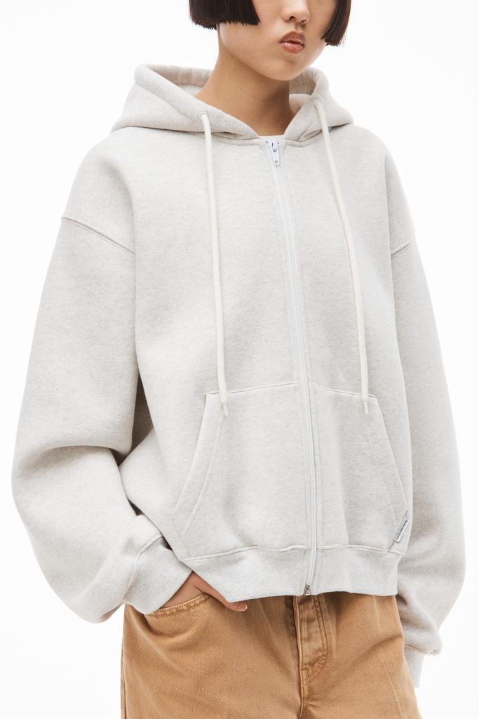 商品Alexander Wang|ZIP HOODIE IN DENSE FLEECE,价格¥2113,第7张图片详细描述