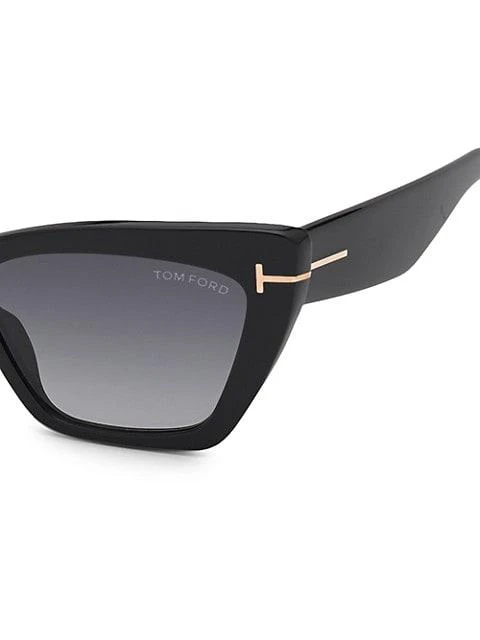 商品Tom Ford|Wyatt 56MM Cat Eye Sunglasses,价格¥620,第3张图片详细描述