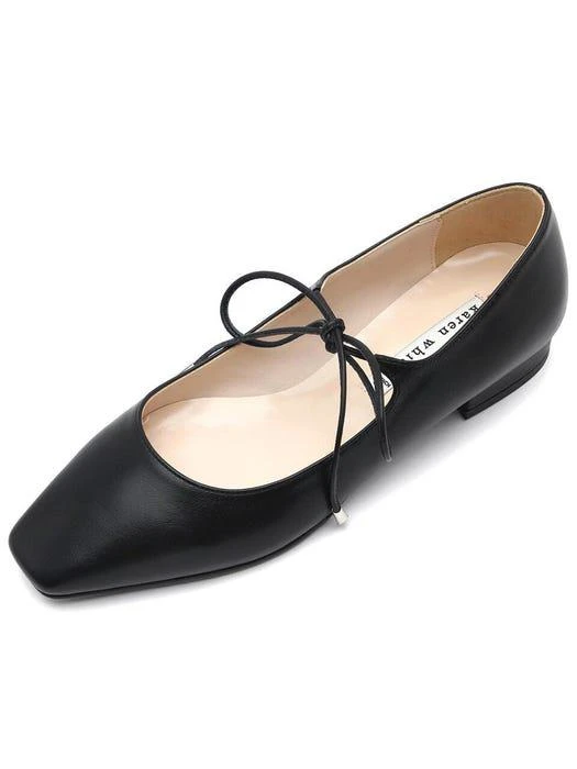 商品KAREN WHITE|Girlish Ribbon Flat Shoes,价格¥1210,第2张图片详细描述
