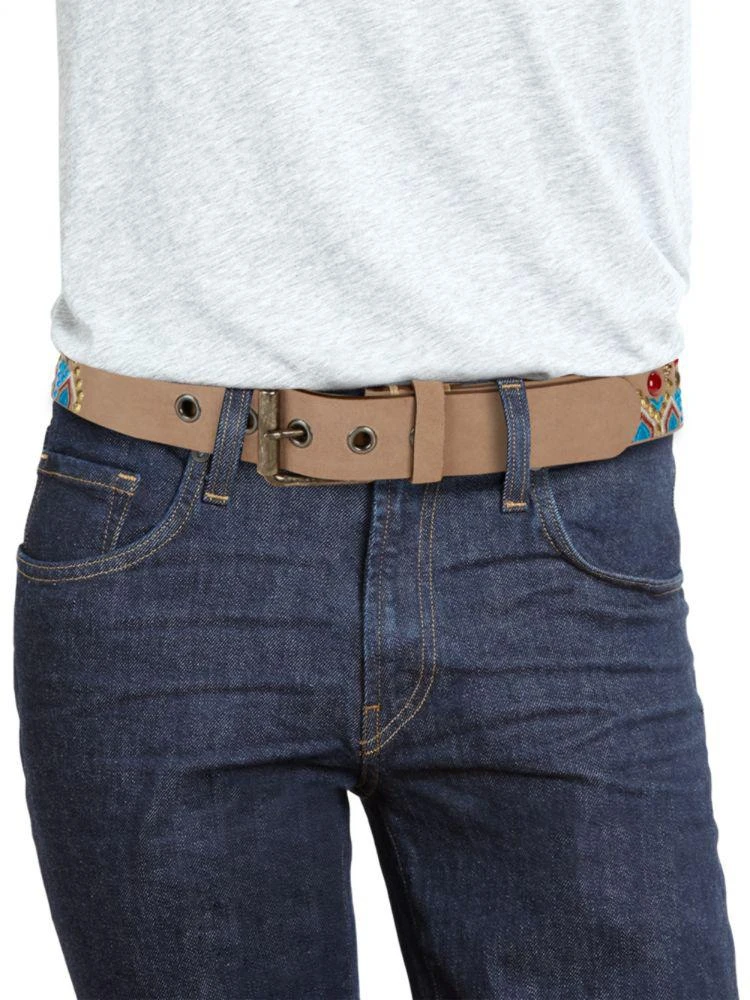 商品Giuseppe Zanotti|Western Style Leather Belt,价格¥1516,第3张图片详细描述