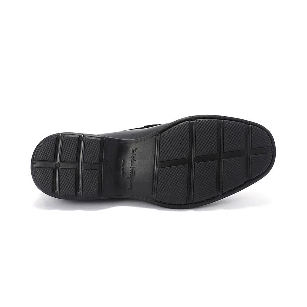 SALVATORE FERRAGAMO 男鞋黑色牛皮商务皮鞋 0585335商品第2张图片规格展示