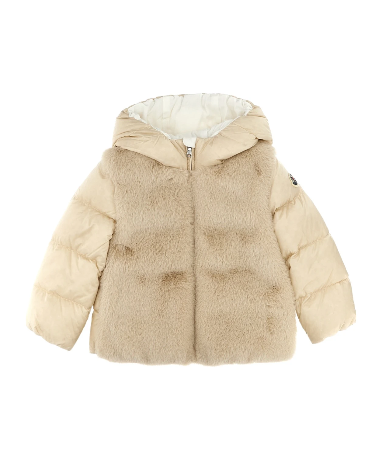 商品【商品预售7天】 Moncler|Moncler 男童羽绒服 J29511A00037595FE20N 米白色,价格¥2223,第1张图片