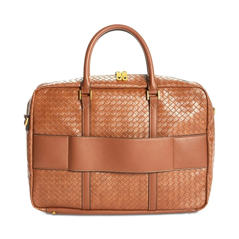 商品GUESS|Men's Crocodile Embossed Faux-Leather Evening Bag,价格¥449,第3张图片详细描述