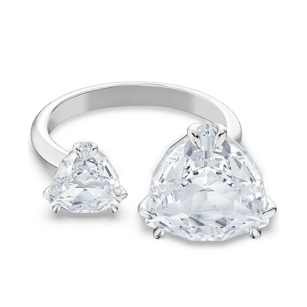 商品Swarovski|Silver-Tone Crystal Cuff Ring,价格¥566,第1张图片
