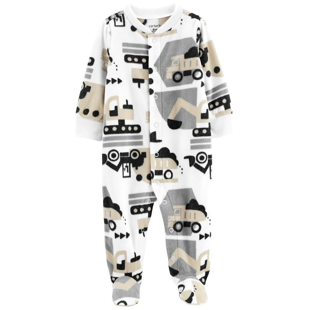 商品Carter's|Baby Boys Snap Up Fleece Sleep and Play,价格¥76,第1张图片