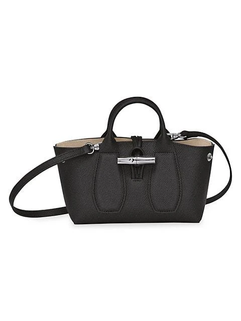 商品Longchamp|Roseau XS Handbag with Crossbody Strap,价格¥1434,第2张图片详细描述