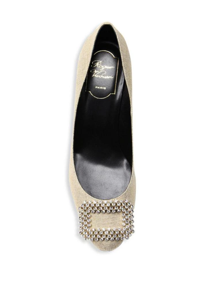 商品Roger Vivier|Vertigo Diadem Satin Pumps,价格¥12578,第4张图片详细描述