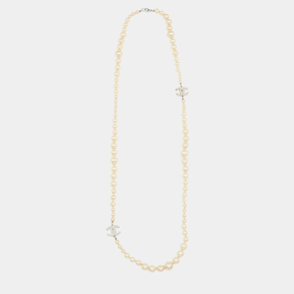 商品[二手商品] Chanel|Chanel CC Faux Pearl Long Necklace,价格¥6715,第1张图片