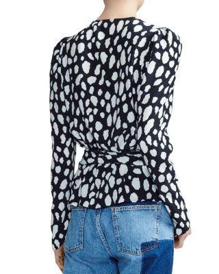商品Maje|Losimio Wrap Top,价格¥786,第2张图片详细描述