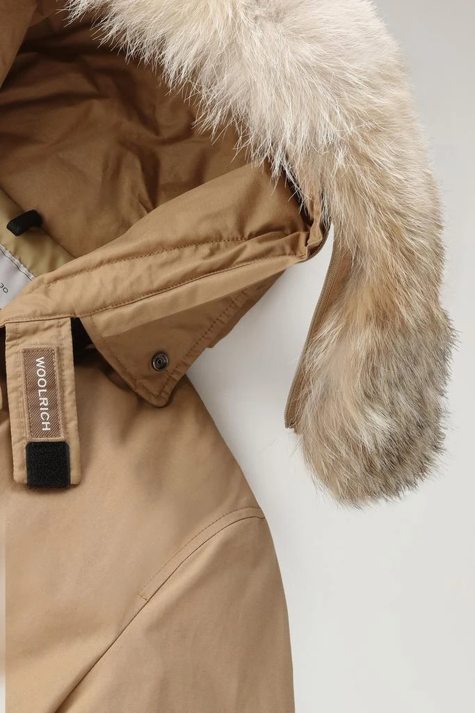 商品Woolrich|Arctic Parka in Ramar Cloth with Detachable Fur Trim - Men - Beige,价格¥5196,第3张图片详细描述