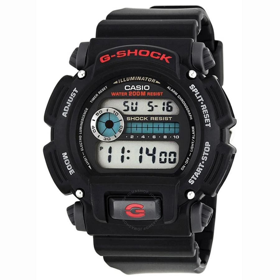 商品Casio|G Shock Digital Dial Black Resin Men's Watch DW9052-1V,价格¥370,第1张图片