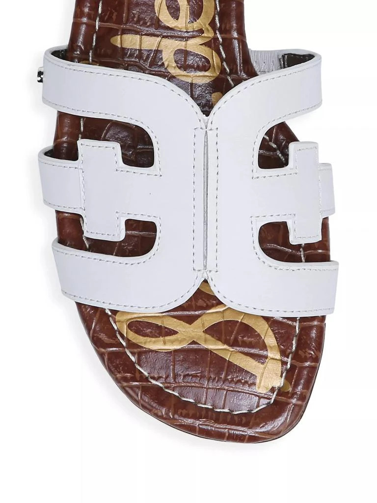 商品Sam Edelman|Bay Flat Leather Sandals,价格¥458,第4张图片详细描述