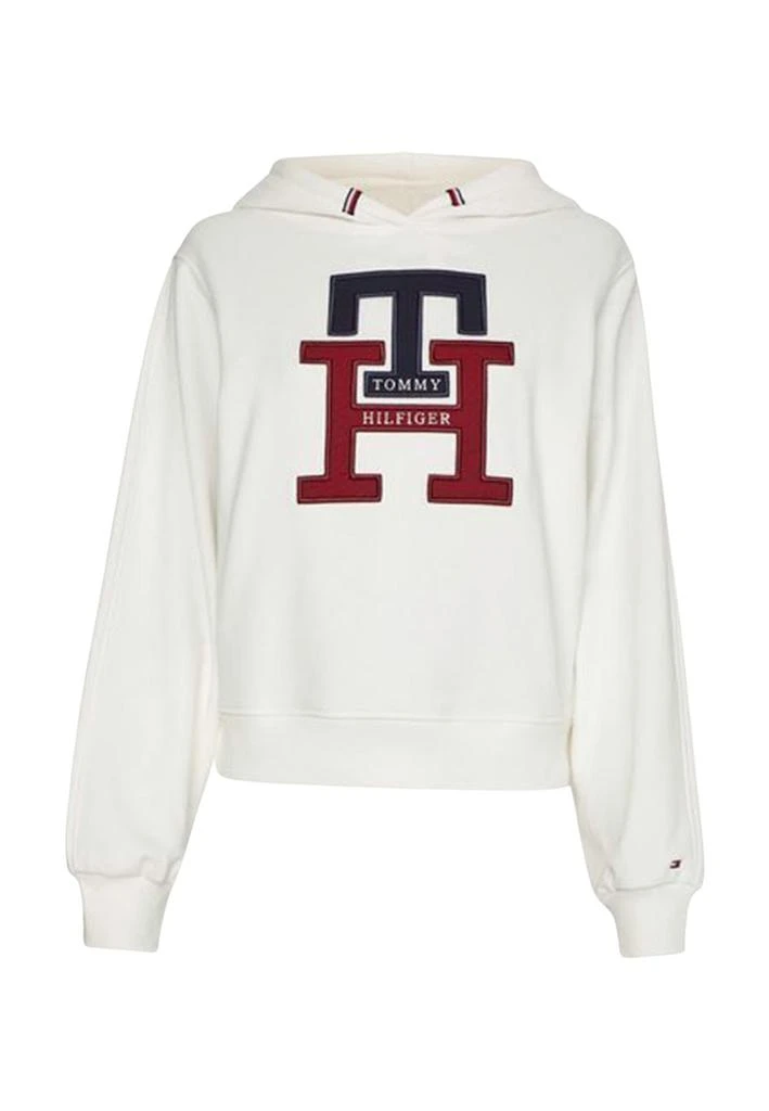 商品Tommy Hilfiger|Tommy Hilfiger Monogram Hoodie ecru WW0WWW37441 YBL,价格¥982,第1张图片