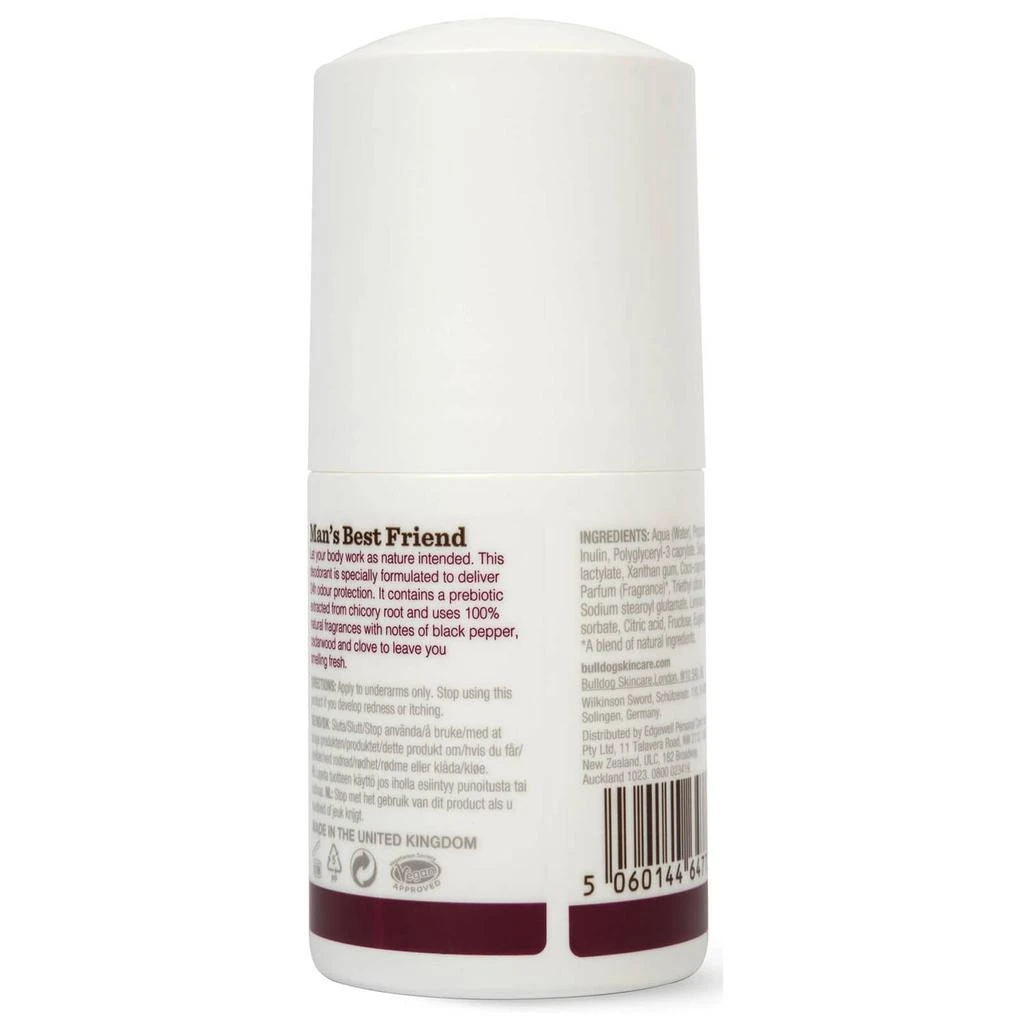 商品Bulldog Skincare for Men|Bulldog Black Pepper & Vetiver Natural Deodorant 75ml,价格¥43,第4张图片详细描述