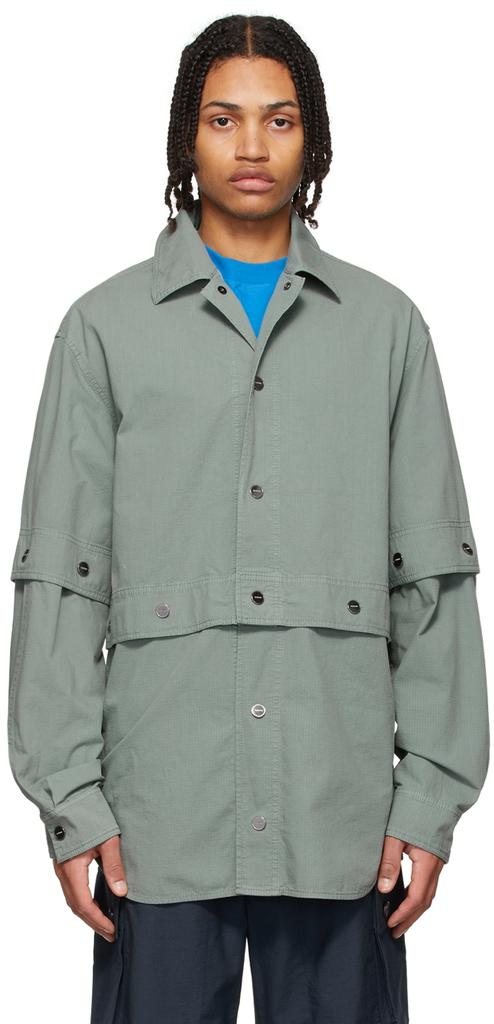 Grey 'La Chemise Giardino' Jacket商品第1张图片规格展示