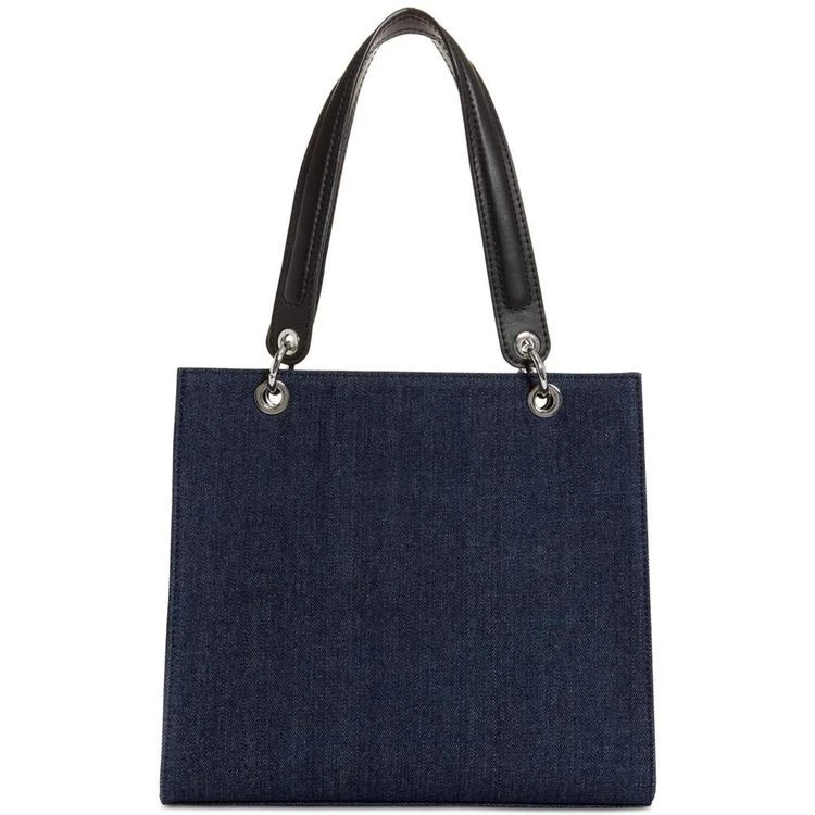商品GUESS|Varsity Pop Denim Logo Tote,价格¥388,第5张图片详细描述